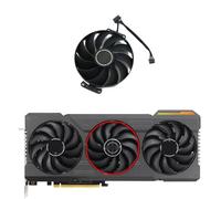 YUNHUOZ Ventilador de Tarjeta gráfica 90 mm CF9015U12D FD9015U12D 7 Pines RTX4070 RTX4060Ti para ASUS para TUF para Juegos RTX 4070 Ti 4060 OC Edition para(B-Fan)
