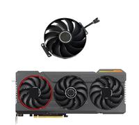 YUNHUOZ Ventilador de Tarjeta gráfica 90 mm CF9015U12D FD9015U12D 7 Pines RTX4070 RTX4060Ti para ASUS para TUF para Juegos RTX 4070 Ti 4060 OC Edition para(A-Fan)