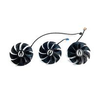 YUNHUOZ Ventilador GPU de 4 Pines 87MM PLD09220S12H RTX 3090 para EVGA para GeForce para Tarjeta gráfica 3070 3080 TI FTW3(Red)