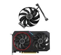 YUNHUOZ Ventiladores de refrigeración para Tarjeta gráfica ASUS GeForce RTX 3060Ti V2 Mini Dual OC, 87 mm, T129215SU, 12 V, 0,5 A, 6 Pines, Doble RTX3060 3060 Ti(A Fan)