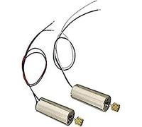 YUNIQUE GREEN-CLEAN-POWER - 2 Motores de Repuesto para Cuadricópteros RC Compatibles con H8C H8D DFD F183 | 1 Motor en Sentido Horario y 1 Antihorario | Polea de Latón Duradera, Metal