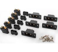 YUNIQUE GREEN-CLEAN-POWER 5 pares de conectores XT90E-M + XT90H macho-hembra montables - Conectores de alta corriente para baterías Lipo RC, drones, coches, aviones y helicópteros teledirigidos