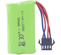 YUNIQUE GREEN-CLEAN-POWER - Batería de litio 7,4 V 500 mAh de alta velocidad - Compatible con EC16 DE85 para barco teledirigido, modelo de barco y coche - 1 unidad