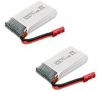 YUNIQUE GREEN-CLEAN-POWER - Batería de Repuesto 3.7V 850mAh Li-Po para Drone Syma X56, X56W, X54HW, X54HC | Seguro y Duradero | Plata | 50x26x9 mm - 50 gr