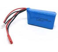 YUNIQUE GREEN-CLEAN-POWER - Batería Lipo Recargable 7.4V 1100mAh | Compatible con WLtoys Vortex A949, A959, A969, A979, K929 | Mejora el Rendimiento para Drones y Autos RC | 56 x 28 x 24 mm - 73 gr