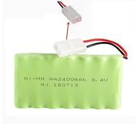 YUNIQUE GREEN-CLEAN-POWER - Batería RC 8.4V 2400mAh, Batería Recargable Ni-MH AA, con Enchufe Tamiya, para Coche RC, Barco RC, Tanque RC, Herramientas Eléctricas, Electrodomésticos