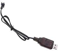YUNIQUE GREEN-CLEAN-POWER - Cable Cargador USB SM-2P | 250mAh Salida para RC Coche, Helicóptero RC | Compatible con Batería Lipo 3.7V | Plástico