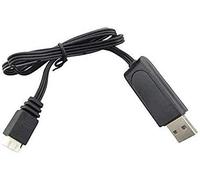 YUNIQUE GREEN-CLEAN-POWER - Cable de Carga USB 7.4V para Drones | Compatible con SYMA X8C/X8G/Hubsan H501S | Conector USB, Adecuado para Baterías Lipo, Negro, Plástico