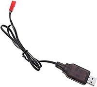 YUNIQUE GREEN-CLEAN-POWER - Cargador USB 4.8V MH Ni-CD para Baterías de Juguetes de Control Remoto | Cable JST 2P | Protección contra Sobrecarga y Cortocircuito | Adecuado para Drone, Avión