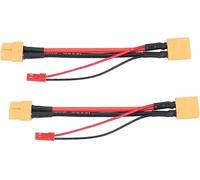 YUNIQUE GREEN-CLEAN-POWER Juego de 2 adaptadores de cable XT60: conector macho y hembra 14 AWG con enchufe JST 22 AWG - Accesorios ideales para modelos RC