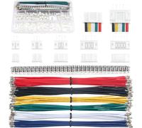 YUNIQUE GREEN-CLEAN-POWER Kit de conector JST de 1,5 mm: juego JST-PH 2/3/4/5/6 pines, conectores macho y hembra, cables 26AWG precrimpado y pin hembra doble, ideal para electrónica y proyectos