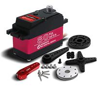 YUNIQUE GREEN-CLEAN-POWER - Servomotor DS5180 7.4V 80KG | Alto Torque Metal | Aluminio CNC, Impermeable | Adecuado para RC Crawler, Robot, Coche 1/10, Aluminio