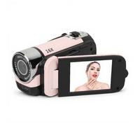 Yunir Cámara Digital de 16 MP, Videocámara con Pantalla Giratoria con Zoom de 2,4 1080P 16X y Luz de Relleno, Cámara USB de Vídeo Vlogging para Viajes, Bodas, Registros del Campus,