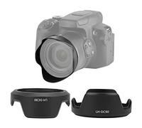 Yunir Capucha para Lente de cámara, LH-DC90 Reemplazo de caperuza de Lente de plástico para SX HS, para fotografía con retroiluminación