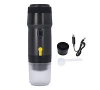 Yunir Máquina de café Expreso Eléctrica Portátil, Cafetera de Viaje para Acampar, Máquina de café de Cápsulas Completamente Automática con Calefacción Inalámbrica para Vehículos