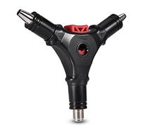 Yunir RG6 RG59 Pelacables, Herramienta de compresión coaxial Cabeza F RG59 RG6 Conector Pelacables coaxial