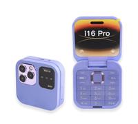 Yunir Teléfono Celular con Tapa para Personas Mayores, Teléfono Celular con Tapa para Personas Mayores Desbloqueado 2G, con Pantalla de 1,77 Pulgadas, Doble SIM, Botones Grandes,