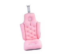 YunJove Almohada de Baño Ergonómica con Almohadilla para Soporte Corporal Completo Acolchado de Poliéster Transpirable Apta para Adultos Casa, Rosado, Individual