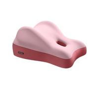YunJove Almohada de Elevación de Piernas Almohada para Almohada de Espalda Almohada de Tobillo Suave con Tela de Seda Removible, Rosa, tal como se describe