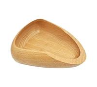 YunJove Bol de Madera Triangular para Medir Granos de Café y Té con Base Plana y Estructura Ligera Adecuado para Cocina Bar Decoración 9.8cmx8cmx3cm