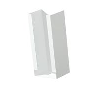 YunJove Caja de Almacenamiento de Escritorio Blanca Portavasos de Papel Accesorio de Gran Capacidad Estuche de Fácil Uso Estante para Platos Vasos de Papel Fi, Grande, Individual