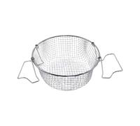 YunJove Cesta de Acero Inoxidable, Multifuncionales para Freír, Colador de Cocina, Cesta Coladora para Chefs, Comedor en Casa, tal como se describe, L