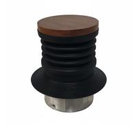 YunJove Cubierta para Cafetera con Depósito de Aire 1 Campana sin Mezcla de Fácil Lavado en Agua Materiales Tapa de Madera Elegante Adecuada para Aficionado Escritorio
