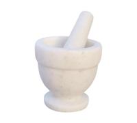 YunJove Juego de Mortero Y Maja, Machacador de Pulido, Multiusos, para Moler Especias, Manual