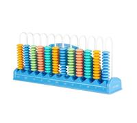 YunJove Marco de Aritmética para Educación Temprana Abaco Multicolor Bastidor de Números Herramienta de Cálculo Reloj Didáctico en Plástico Utilizable para, 12-Filas