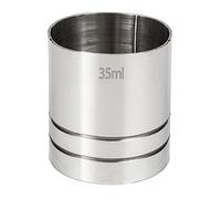 YunJove Medidor Jigger de Acero Inoxidable con Marcado Visible Copa Medidora para Cócteles Herramienta Multifuncional para Bartender Accesorio de Bar, 35ML