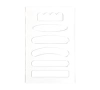 YunJove Plantilla de Enrutador de Acrílico Transparente con Forma de Pieza de Rompecabezas para Servir en El Hogar.