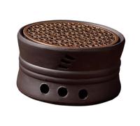 YunJove Tetera de Cerámica Robusta Extraíble para Hervidor de Agua para Té Jarra Decorativa de Agarre Antiderrapante Adecuada, Forma de cintura, Individual