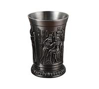 YunJove Vaso de Egipcio Antiguo Accesorio Decorativo Diseño Clásico Material Metálico Adecuado para Reuniones Sociales Formales, Ramsés de hojalata, Individual