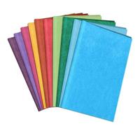 YUNJU - Papel de seda, 50 hojas, papel de regalo, sin MF ni ácidos, tamaño grande de 20 x 30 pulgadas, para envolver bocetos decorativos y papel de corte para manualidades, multicolor