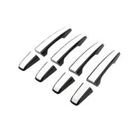YUNLL Manija puerta exterior coche Juego De 8 Piezas Embellecedores Para Manijas Puertas Coche Con Volante A La Izquierda Para Range Para Rover Para Vogue Para Evoque Para Sport(Black White)
