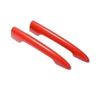 YUNLL Manija puerta exterior coche Pegatinas Decorativas Para Manija De Puerta Trasera Maletero Coche Color Negro 2 Unidades Por Juego Para JCW Para F54 Para Clubman(Red)