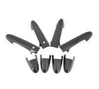 YUNLL Manija puerta exterior coche Pegatinas Para Manija De Puerta Lateral Coche Accesorios Estilo Para Fit Para Jazz 2014 2015 2016 2017 2018 2019 2020(Carbon 2 buttons)