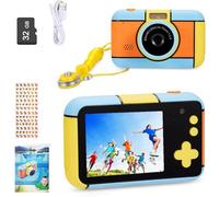 YunLone Cámara Fotos Infantil, 24MP Selfies, 2,4'', Vídeo 1080P con Tarjeta 32G, Zoom 4X, Filtros, Regalo para niños 3 a 10 años