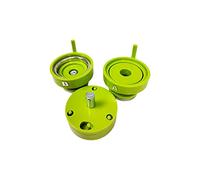 Yunmeryker 1 Pieza Molde de Insignias para Botón Redondo Unidad Intercambiable de Manual de Aleación Plástico Aplicación DIY Sugerido para Negocios, 32MM, Individual