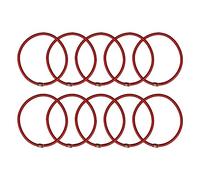 Yunmeryker 10 Piezas Cuerda Elástica Cordón Bungee Reemplazo Accesorios de Látex para Adecuado para Entrenamiento Fitness Juegos de Niños ADU, Rojo
