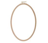Yunmeryker 12 Piezas Aro de Bordado Ovalado Bastidor Marco Círculo Fácil Ajuste con Tornillo Metálico Material para Manualidades Arte Adecuado para, tal como se describe, 29.5cm 27.5cm
