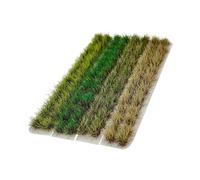 Yunmeryker 120 Unidades Césped Miniatura Artificial Arbustos Maqueta Matorrales Decorativos Accesorios Modelo Terreno Nylon de Alta Resistencia Adecuado para PAI, Multi