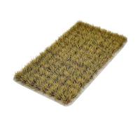 Yunmeryker 120 Unidades Césped Miniatura Artificial Arbustos Maqueta Matorrales Decorativos Accesorios Modelo Terreno Nylon de Alta Resistencia Adecuado para PAI, Amarillo