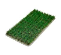 Yunmeryker 120 Unidades Césped Miniatura Artificial Arbustos Maqueta Matorrales Decorativos Accesorios Modelo Terreno Nylon de Alta Resistencia Adecuado para PAI, Verde Oscuro