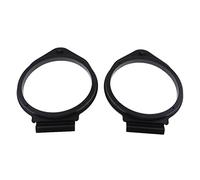 Yunmeryker 2 Piezas Adaptador Altavoz Espaciador Anillo Separador Soporte Plástico Universal para B7 Phaeton Adecuado para
