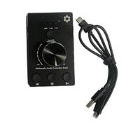 Yunmeryker 2 Piezas Controlador de Volumen USB Botón Giratorio para Ajustes de Sonido Módulo de Aluminio para Audio y Micrófono Función de Silencio Rápida
