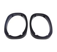 Yunmeryker 2 Piezas Separadores Altavoz Adaptadores Anillo Espaciador Plástico Instalación Fácil Compatibles con Altavoces Automóviles Adecuados para Estéreo, Plano Hueco