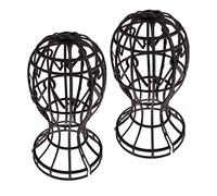 Yunmeryker 2 Piezas Soporte para Peluca Expositor para Pelucas Soporte de Almacenamiento Accesorio Portátil para Peluca de Plástico Adecuado para Salones y Casas