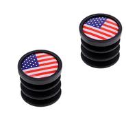 Yunmeryker 2 Piezas Tapones de Manillar para Bicicleta Tapones de Empuje Tapas de Barra Tapones de Hechos de Plástico Flexible Mate Adecuados para Bicicleta, Estados Unidos
