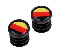 Yunmeryker 2 Piezas Tapones de Manillar para Bicicleta Tapones de Empuje Tapas de Barra Tapones de Hechos de Plástico Flexible Mate Adecuados para Bicicleta, Alemania